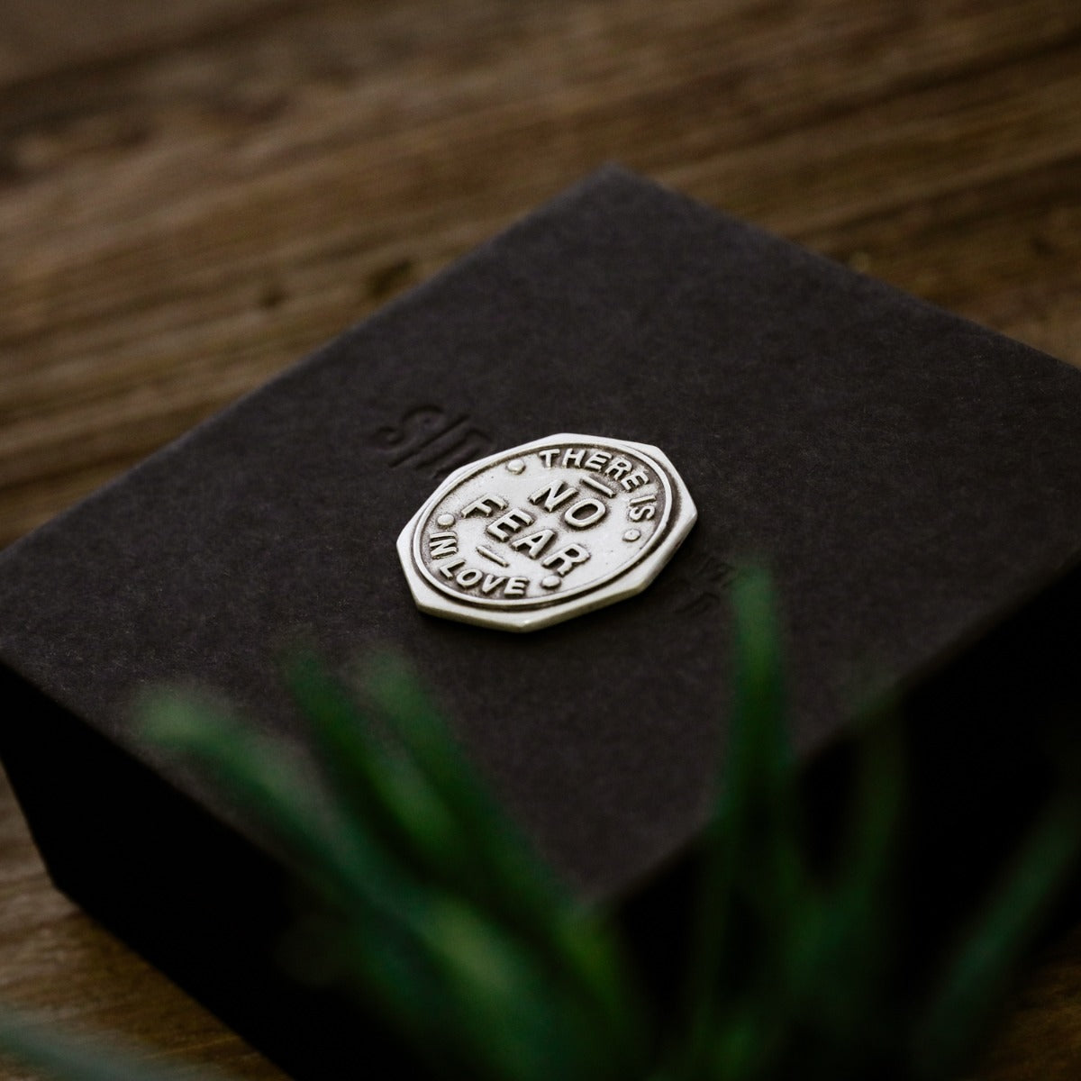 No Fear in Love Pocket Coin (Sterling Silver)