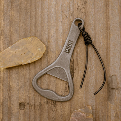 Vintage Bottle Opener Risk (Zinc)