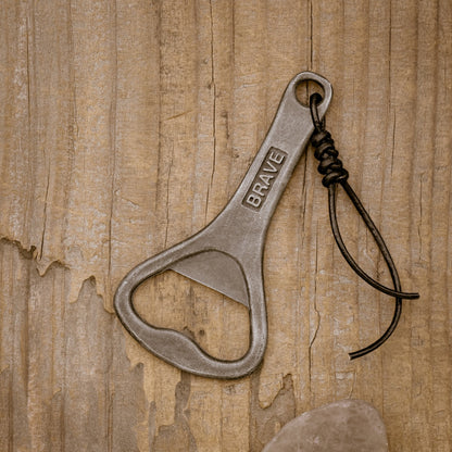 Vintage Bottle Opener Brave (Zinc)