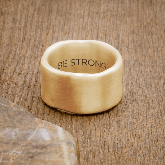 Valor Wide Ring (10K Solid Gold)