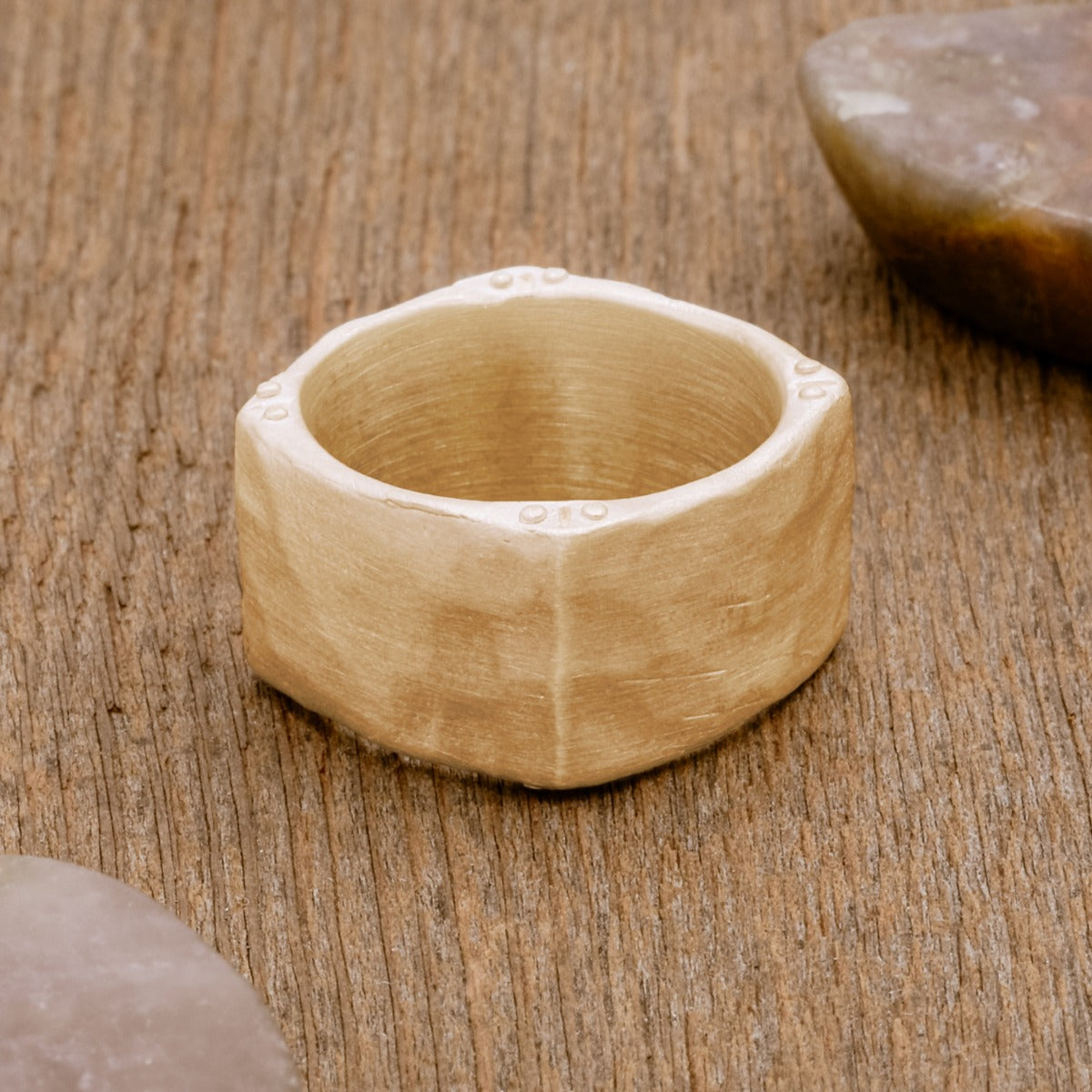 Strong + True Wide Ring (10K Solid Gold)