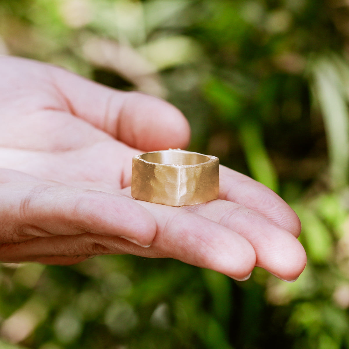 Strong + True Wide Ring (14K Solid Gold)