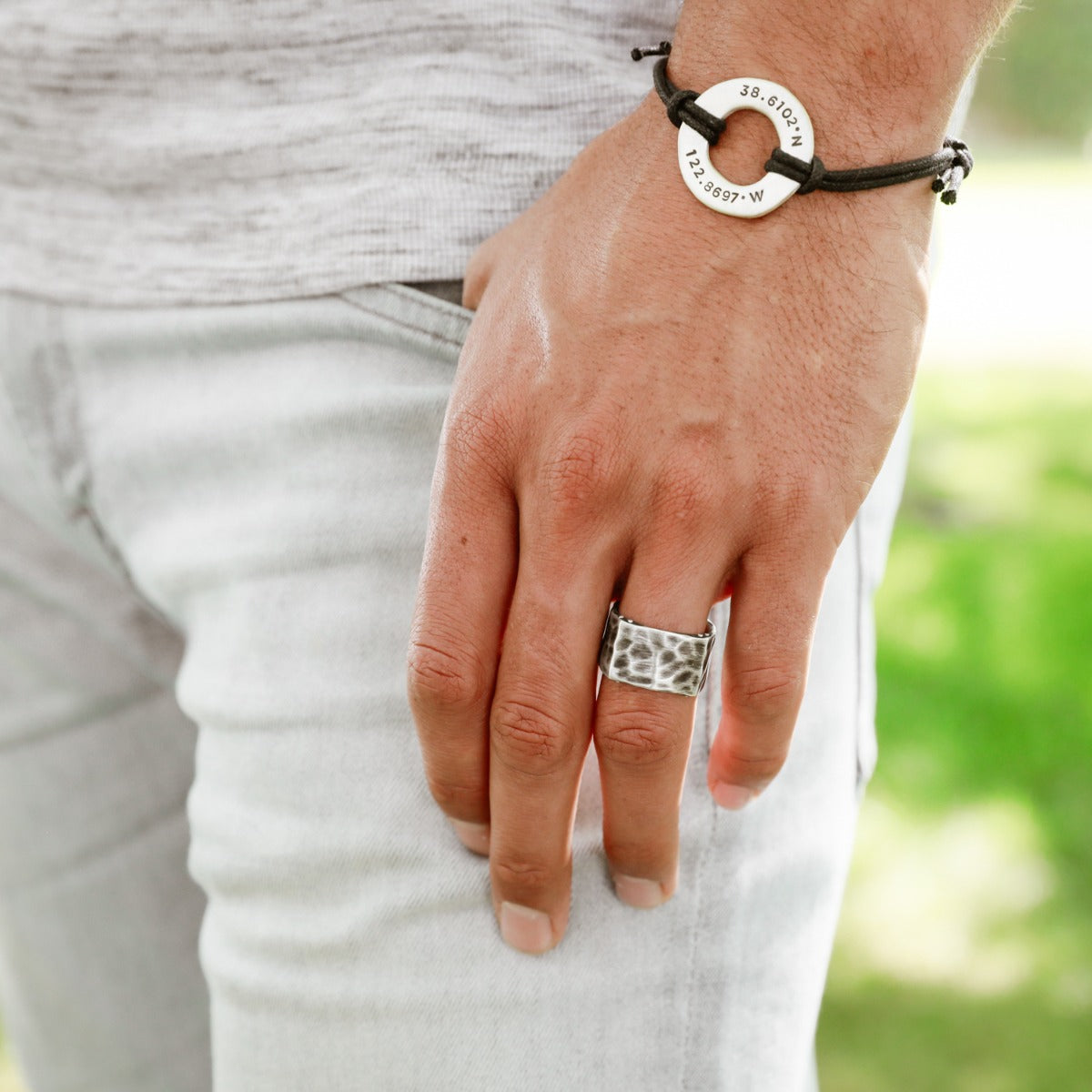 Strong + True Wide Ring (Sterling Silver)