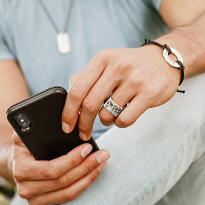 Strong + True Wide Ring (Sterling Silver)
