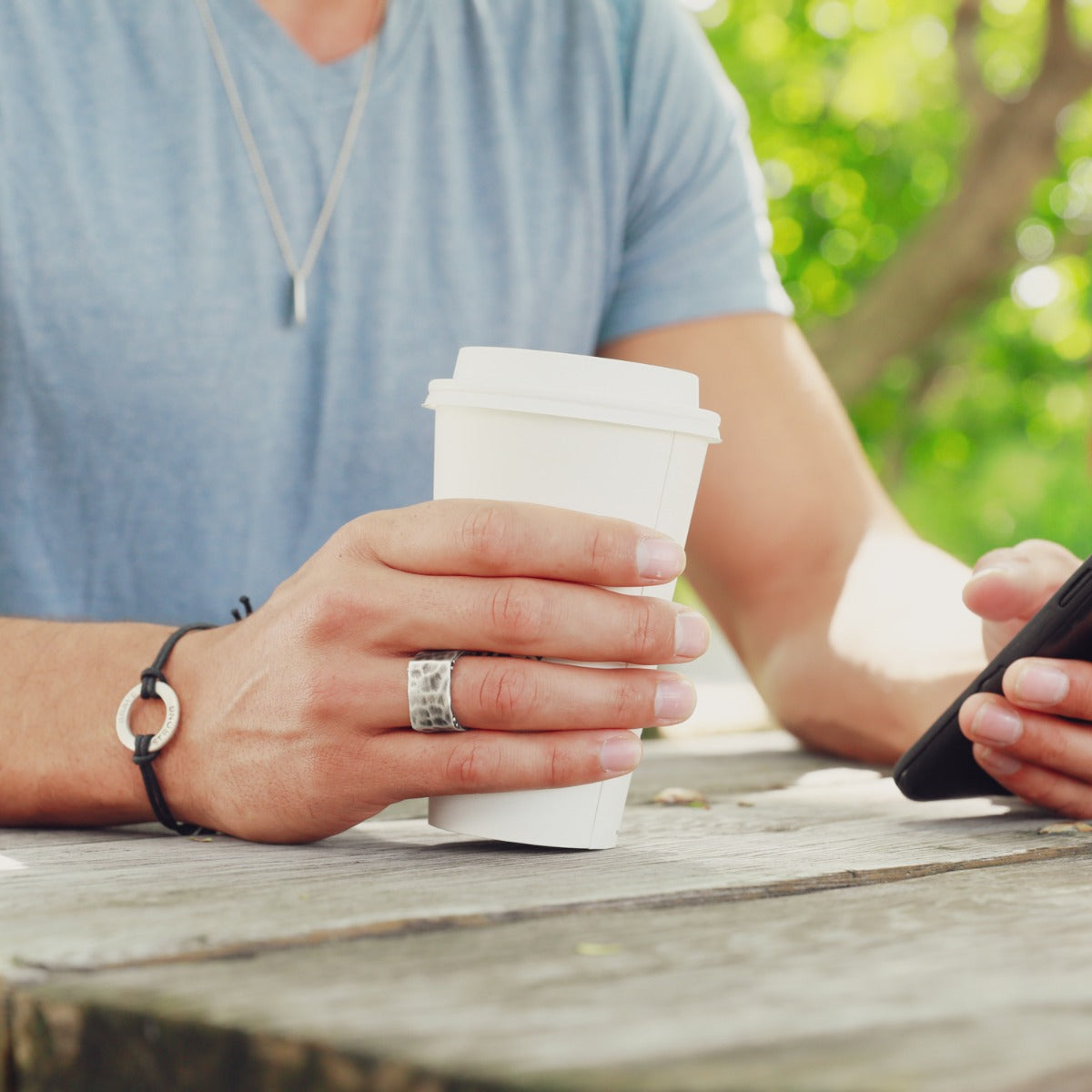 Strong + True Wide Ring (Sterling Silver)