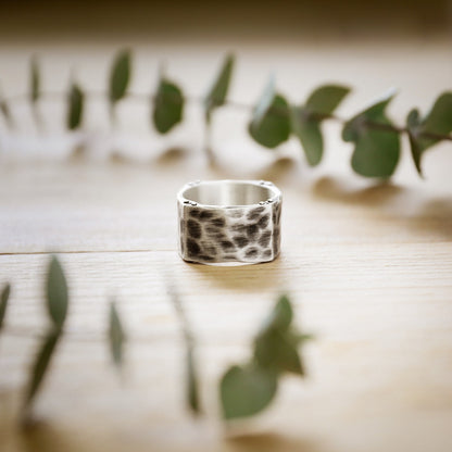 Strong + True Wide Ring (Sterling Silver)
