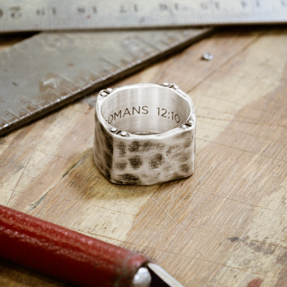 Strong + True Wide Ring (Sterling Silver)