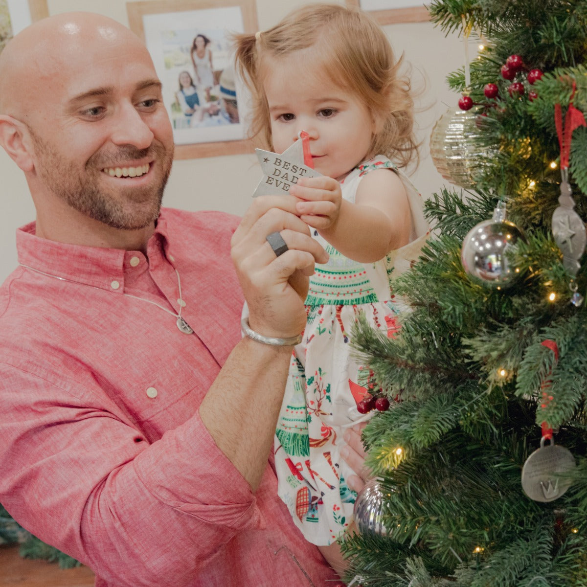 Best Dad Ornament (Pewter) - Lisa Leonard Designs