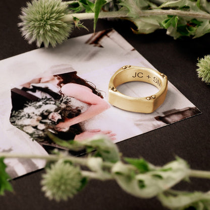 Strong + True Narrow Ring (10K Solid Gold)