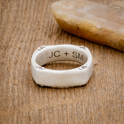 Strong + True Narrow Ring (Sterling Silver)