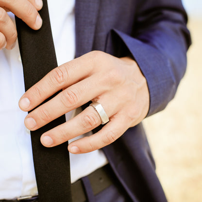 Strong + True Narrow Ring (Sterling Silver)
