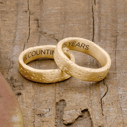 Withstand Stacking Ring (10K Solid Gold)