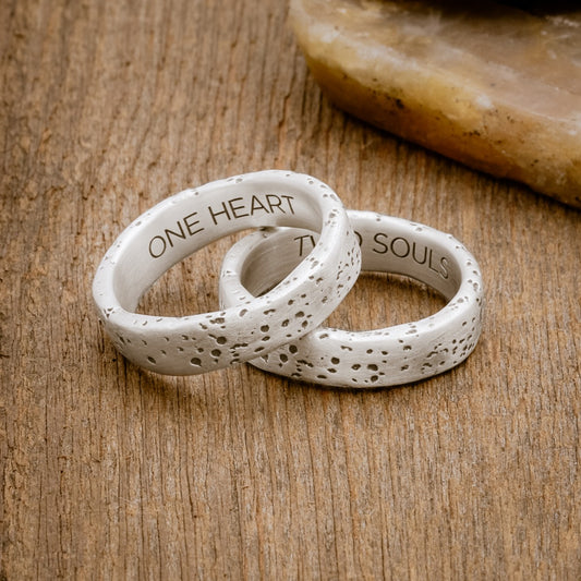 Withstand Stacking Ring (Antiqued Sterling Silver)