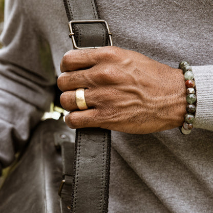 Collide With The Sky Ring (Textured 10K Solid Gold)