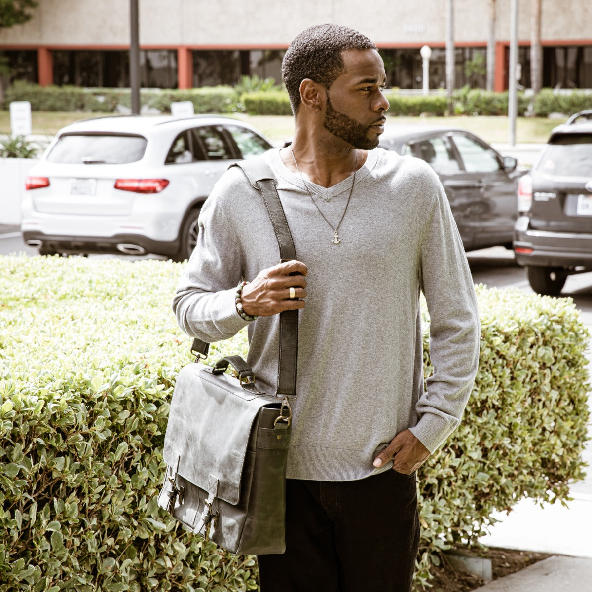 Anchor of My Soul Necklace (Antiqued Sterling Silver)