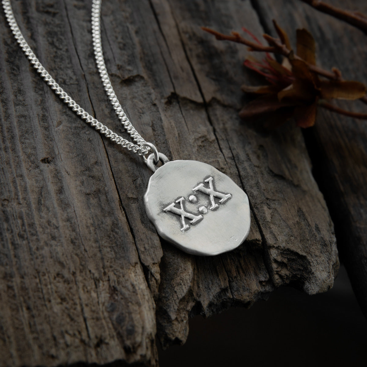 John 10:10 Necklace (Antiqued Sterling Silver)