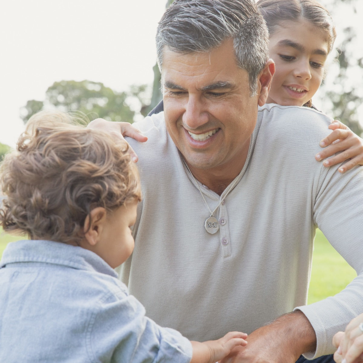John 10:10 Necklace (Antiqued Sterling Silver)