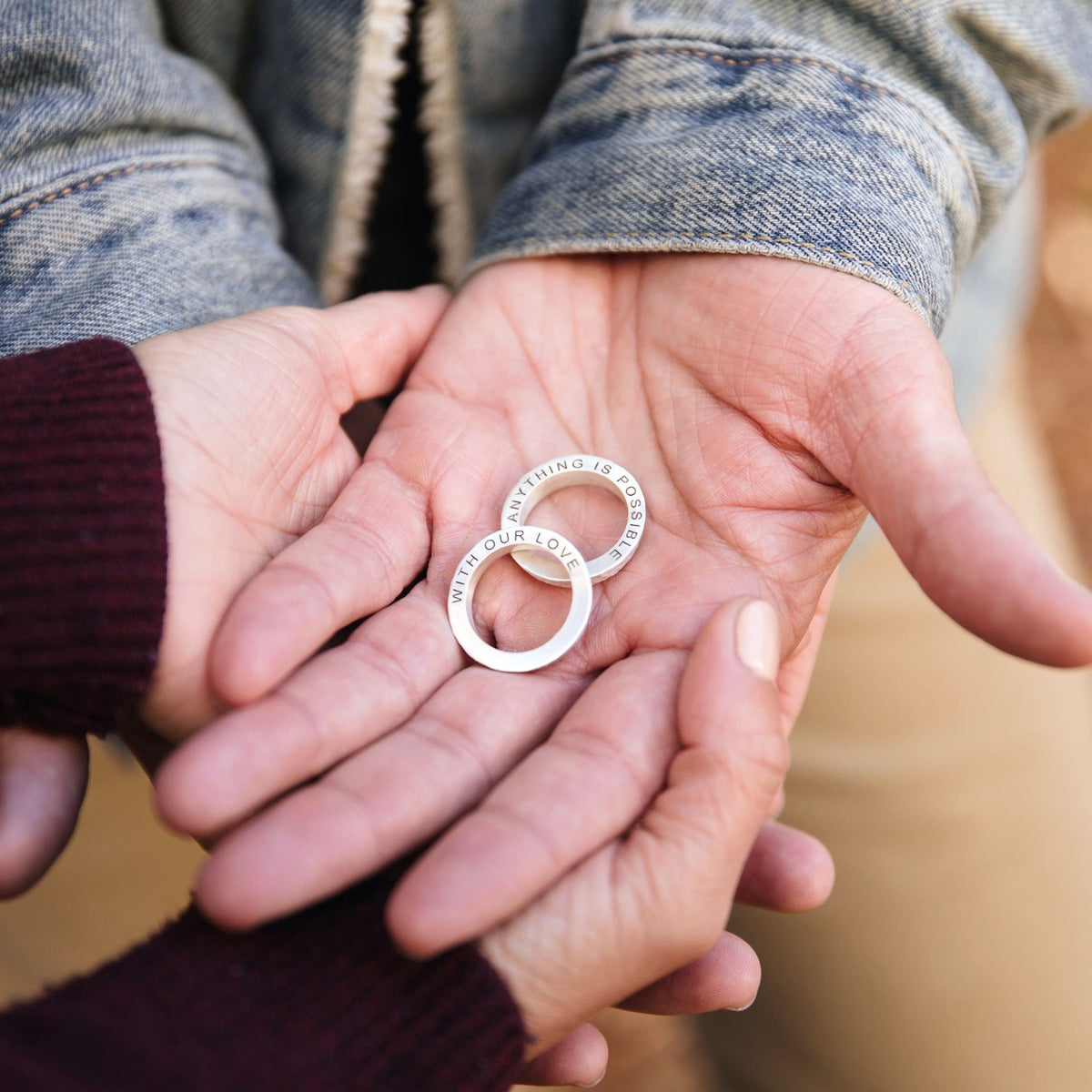 Life Together Ring Pair (Sterling Silver)