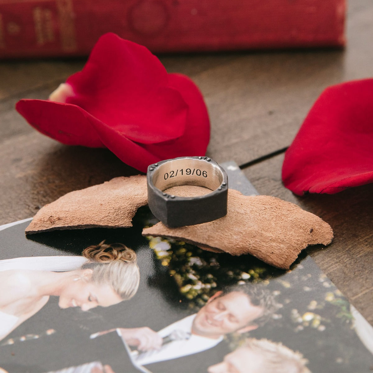 Strong + True Ring (Silver Sterling & Black)