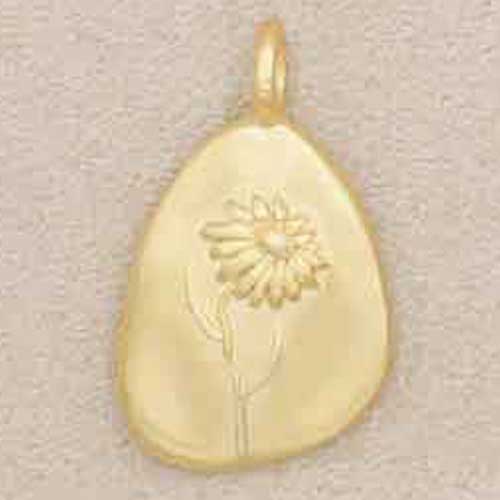 girl wearing a gold plated July