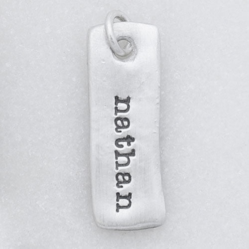 Skinny Wavy Tag (Sterling Silver)