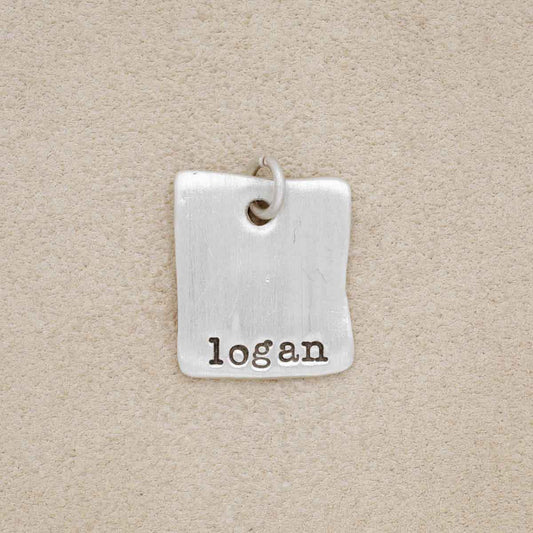 Square Tag (Sterling Silver)