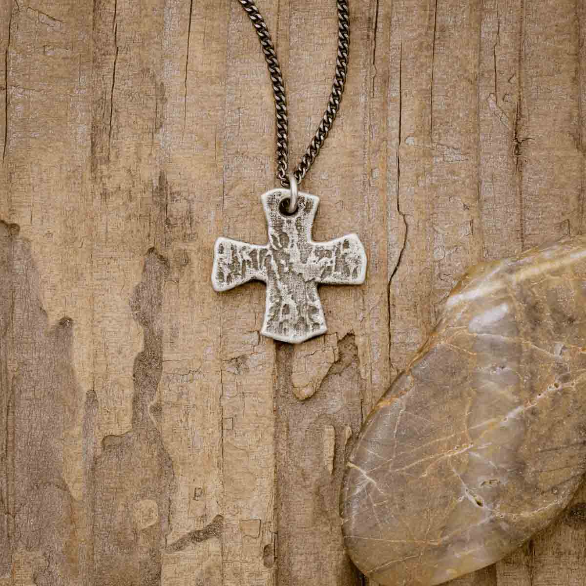 Steadfast Cross Necklace (Sterling Silver)