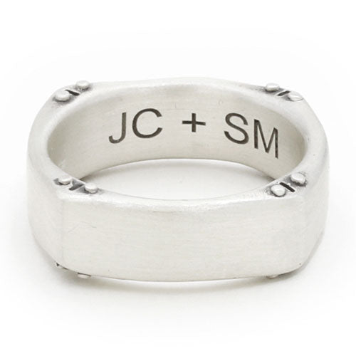 Strong + True Narrow Ring (Sterling Silver)