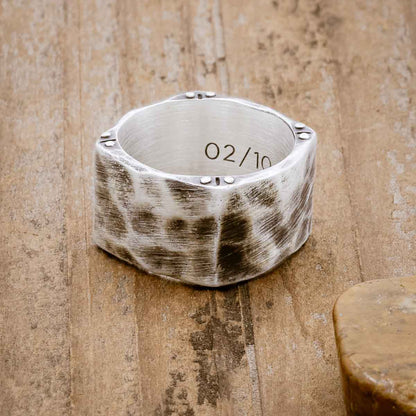 Strong + True Wide Ring (Sterling Silver)