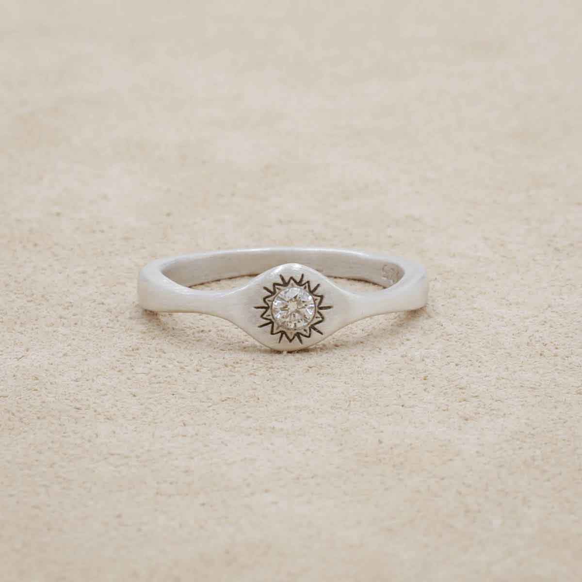 Lisa Leonard Rings Sunburst Stacking Ring {Sterling Silver} by Lisa Leonard Designs