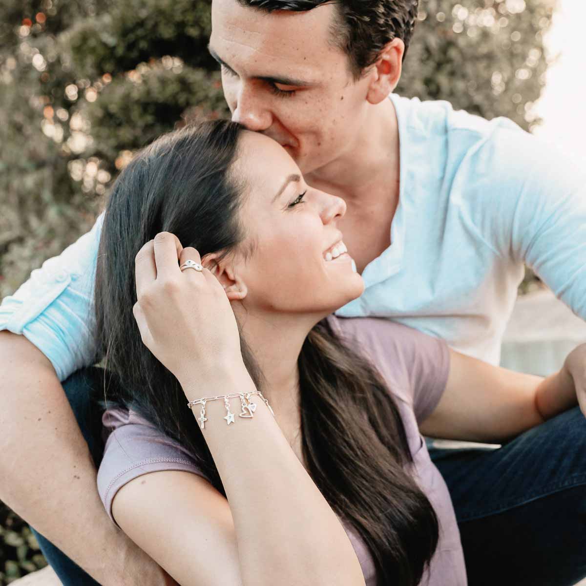 Twinkle Little Star Bracelet Charm (Sterling Silver)