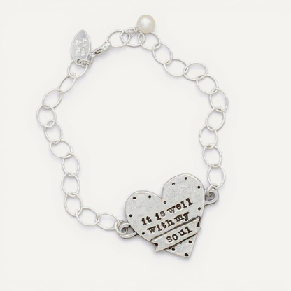 Well with My Soul Bracelet (Pewter)