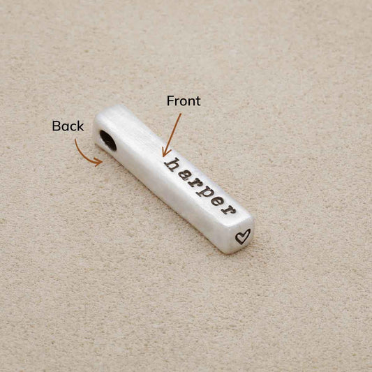 What Matters Most Charm - 2 Sides (Sterling Silver)