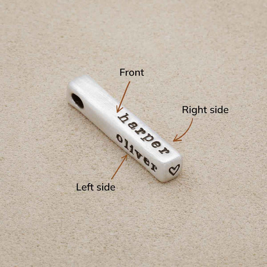 What Matters Most Charm - 3 Sides (Sterling Silver)