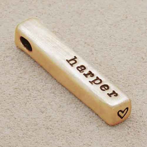 What Matters Most Charm - 2 Sides (10K Solid Gold)