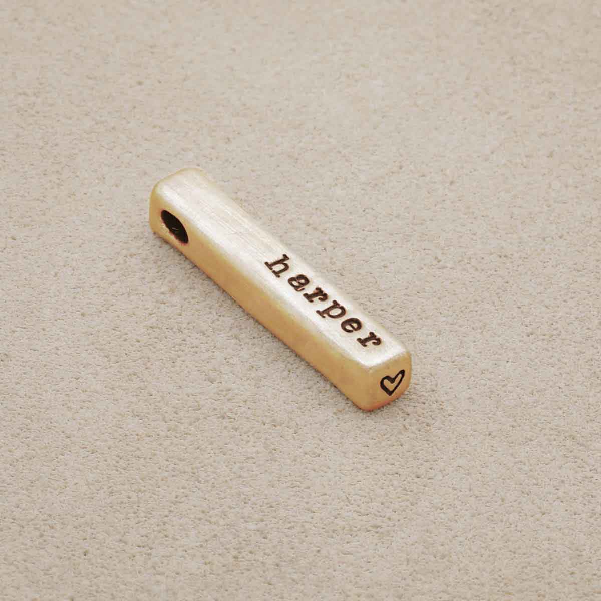 What Matters Most Charm - 2 Sides (10K Solid Gold) - Lisa Leonard Designs