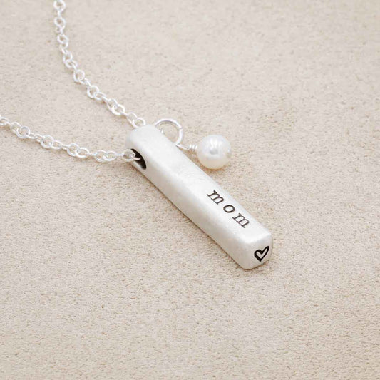 What Matters Most Necklace - 1 Side (Sterling Silver)