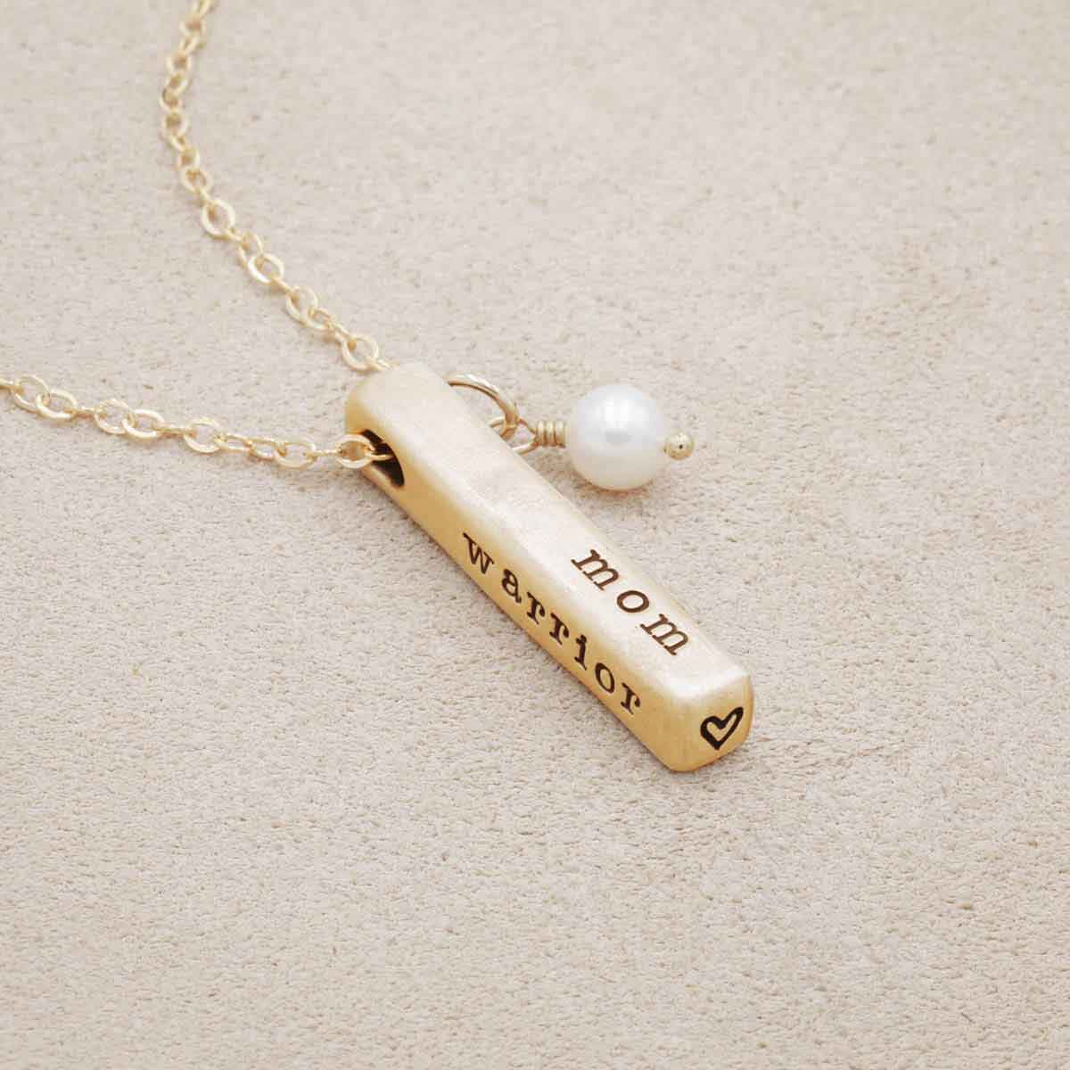 What Matters Most Necklace - 3 Sides (14K Solid Gold) - Lisa Leonard Designs
