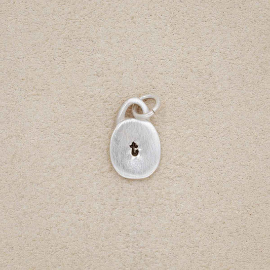 Wild About You Circle Charm (Sterling Silver)