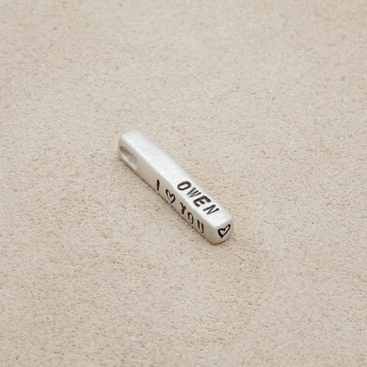 Word of the Year Charm - 1 Side (Sterling Silver)