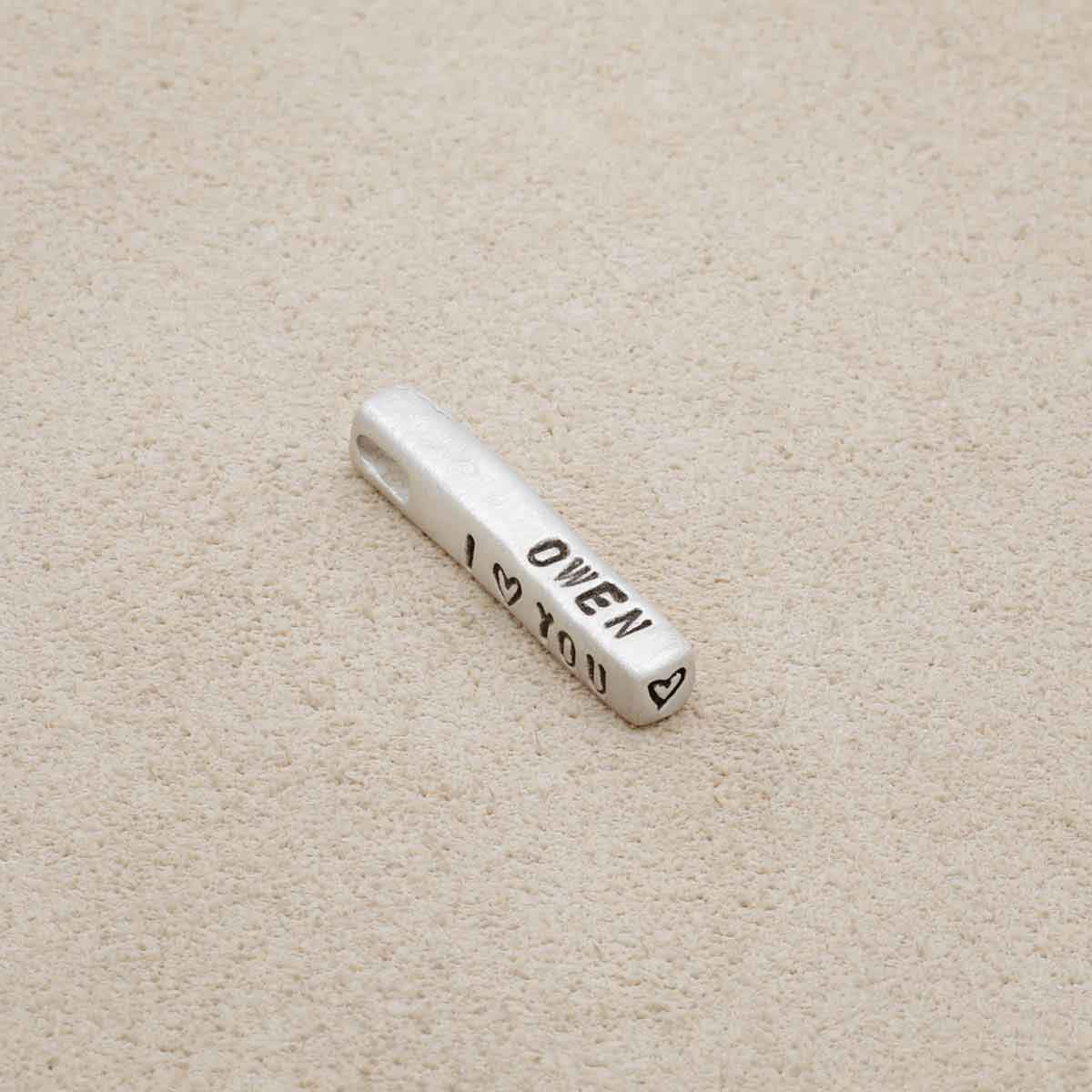 Word of the Year Charm - 3 Sides (Sterling Silver)