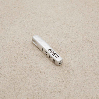 Word of the Year Charm - 3 Sides (Sterling Silver)