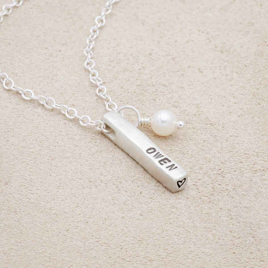 Word of the Year Necklace - 1 Side (Sterling Silver)
