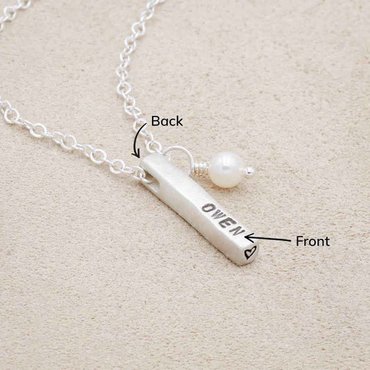 Word of the Year Necklace - 2 Sides (Sterling Silver)