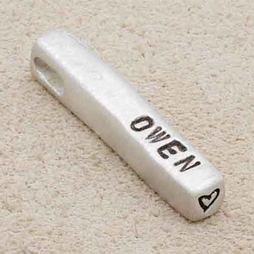 Word of the Year Charm - 1 Side (Sterling Silver)