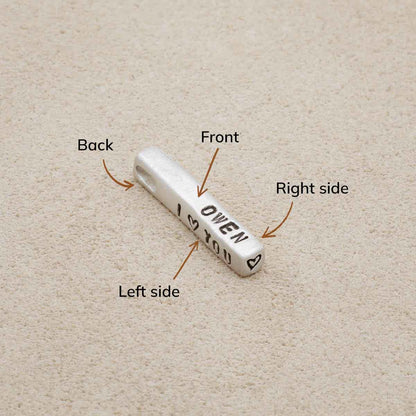 Word of the Year Charm - 4 Sides (Sterling Silver)