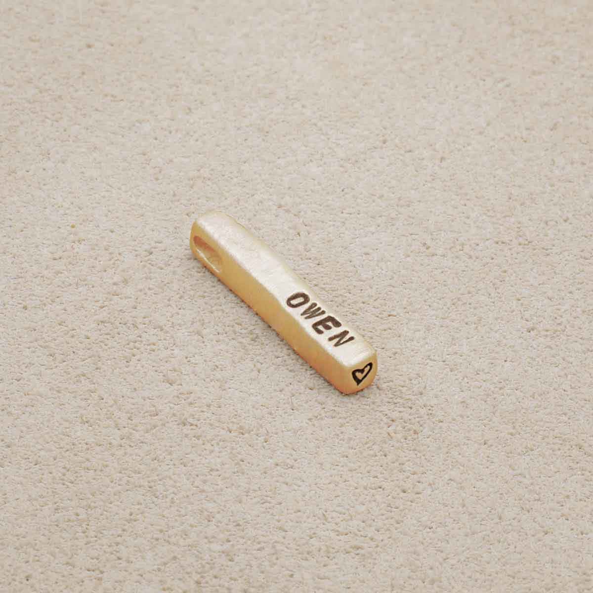 Word of the Year Charm - 2 Sides (14K Solid Gold)