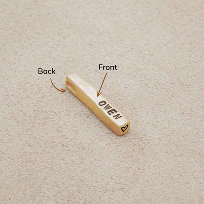 Word of the Year Charm - 2 Sides (14K Solid Gold)