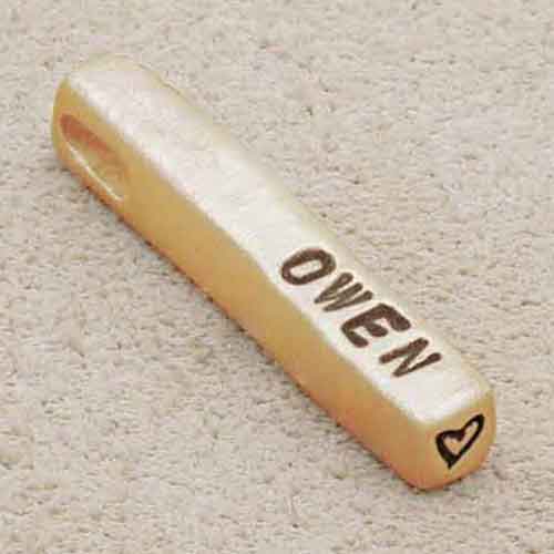 Word of the Year Charm - 2 Sides (14K Solid Gold)