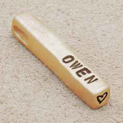 Word of the Year Charm - 1 Side (10K Solid Gold)